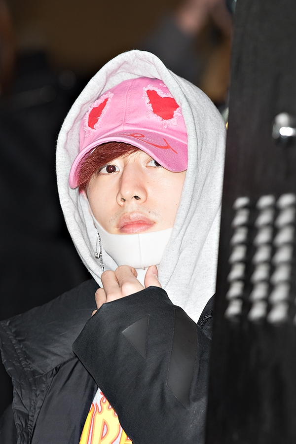 갓세븐(GOT7) 마크, 김포국제공항 출국 현장