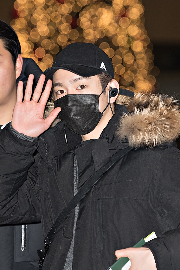 갓세븐(GOT7) 진영, 김포국제공항 출국 현장