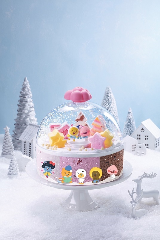 배스킨라빈스 아이스크림케이크 "눈내리는스노우빌리지"