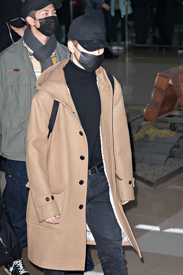 방탄소년단(BTS) 지민, 김포국제공항 입국 현장