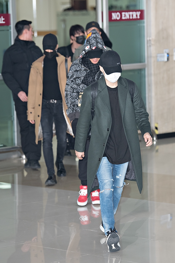 방탄소년단(BTS) 슈가, 김포국제공항 입국 현장