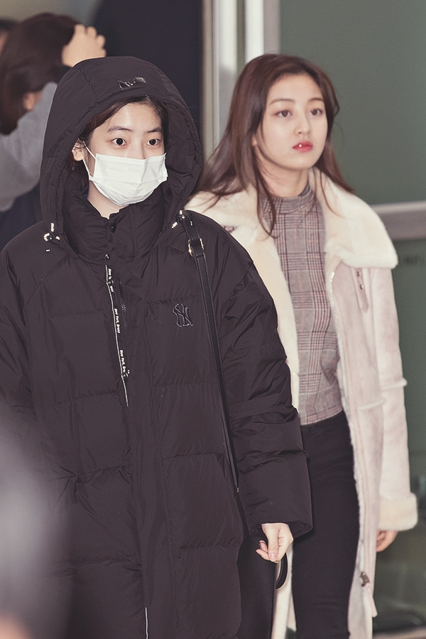 트와이스(TWICE) 다현-지효, 김포국제공항 입국 현장