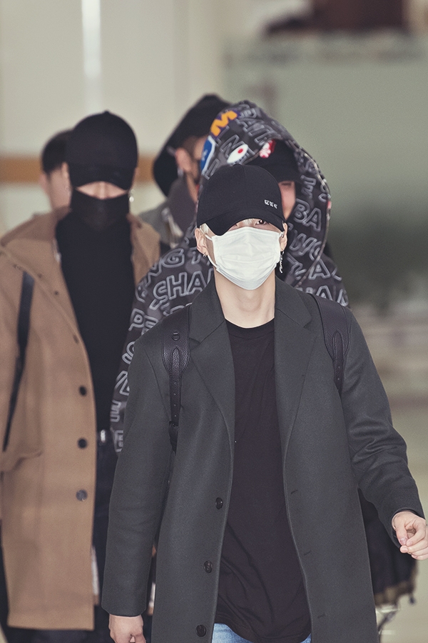 방탄소년단(BTS) 슈가, 김포국제공항 입국 현장