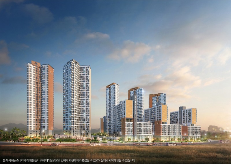 e편한세상 송파 파크센트럴 투시도.(사진=대림산업)