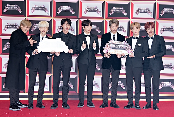 방탄소년단, '2017 KBS 가요대축제' 레드카펫 행사