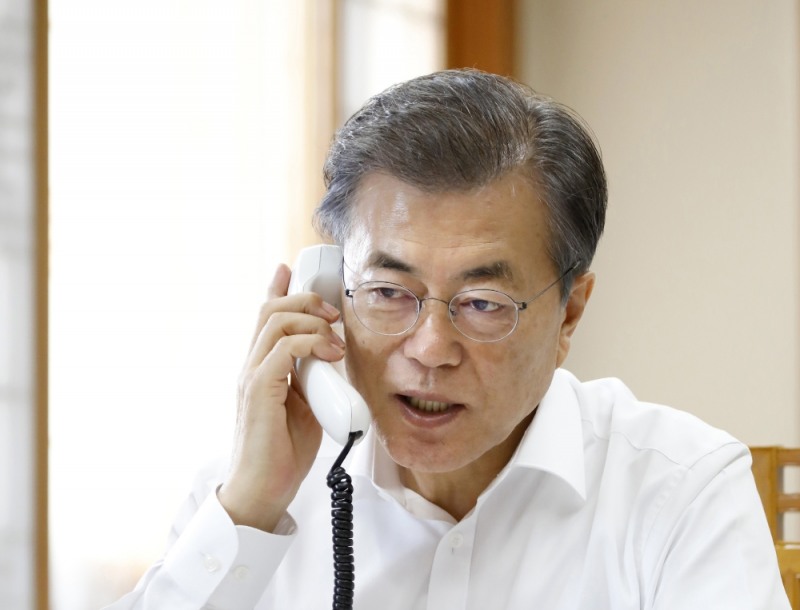 靑, 각국 정상에 연하장 발송