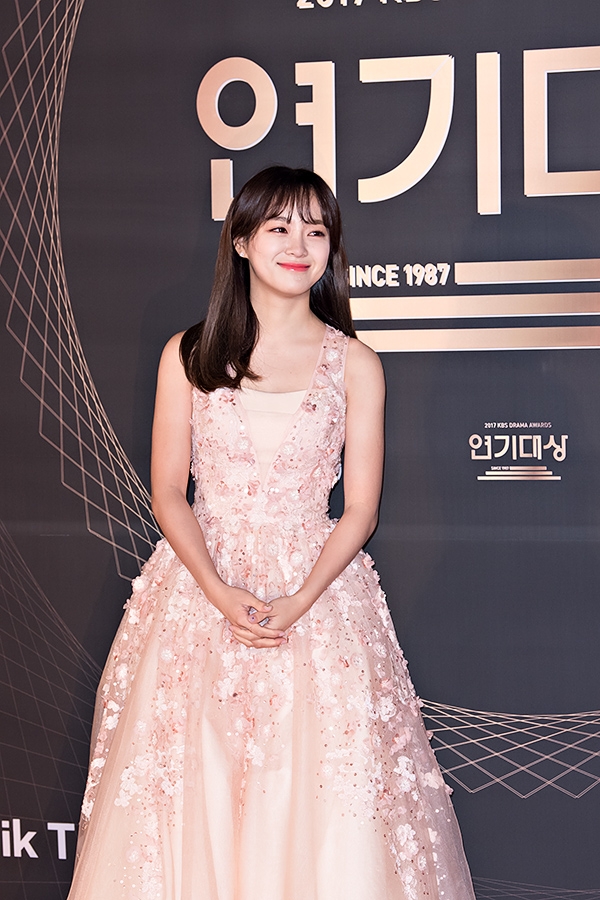 구구단 세정, '2017 KBS 연기대상' 포토월 행사