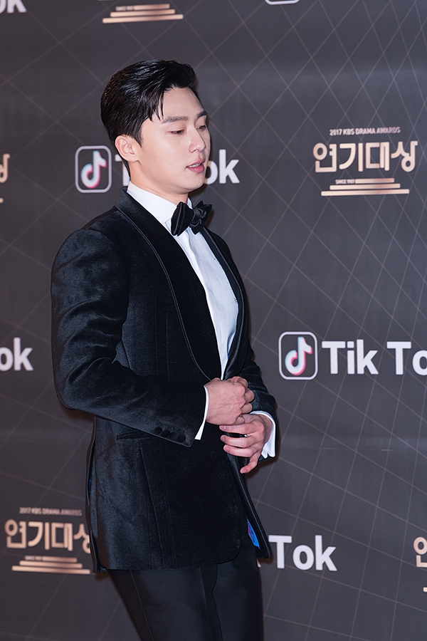 박서준, '2017 KBS 연기대상' 포토월 행사