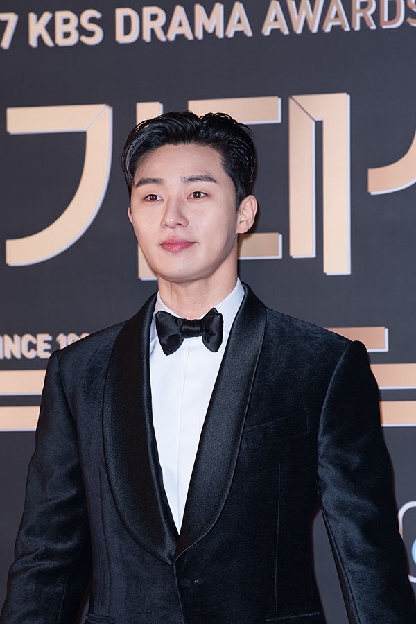 박서준, '2017 KBS 연기대상' 포토월 행사