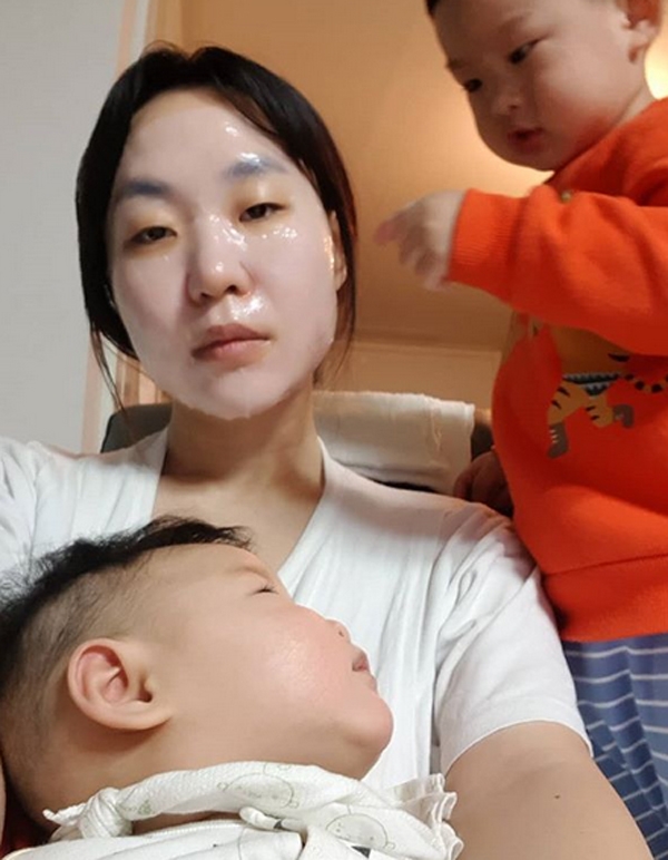 정주리, '돌부처같은 일상...아이둘 보는 맘들의 모습 대변'