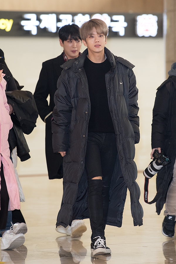 비에이피(BAP) 영재, 김포국제공항 출국 현장