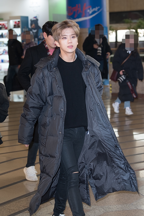 비에이피(BAP) 영재, 김포국제공항 출국 현장