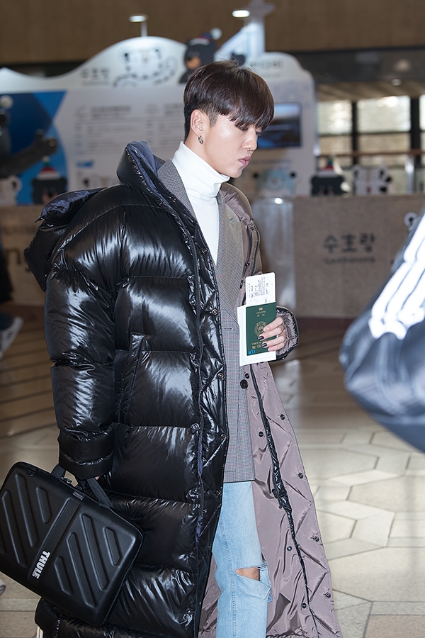 비에이피(BAP) 방용국, 김포국제공항 출국 현장