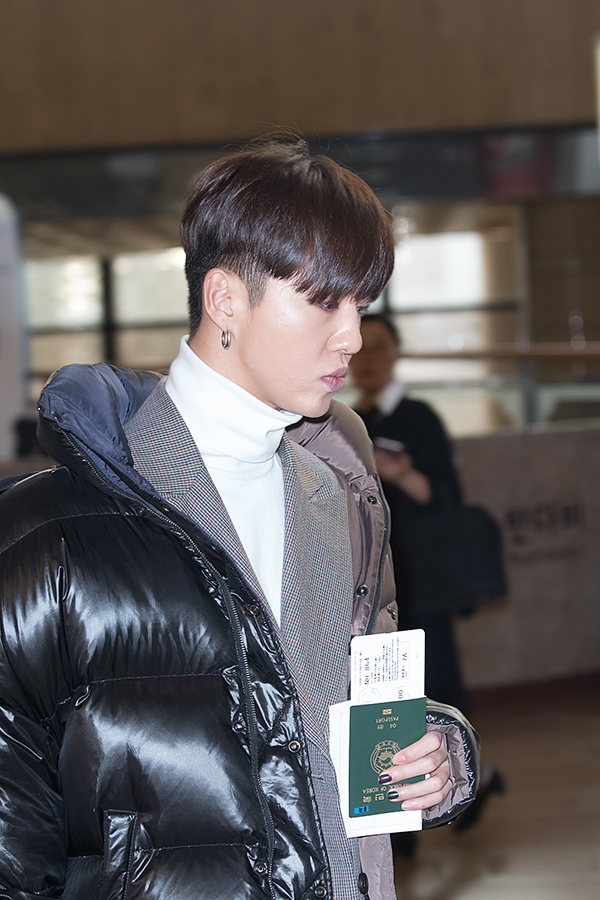 비에이피(BAP) 방용국, 김포국제공항 출국 현장