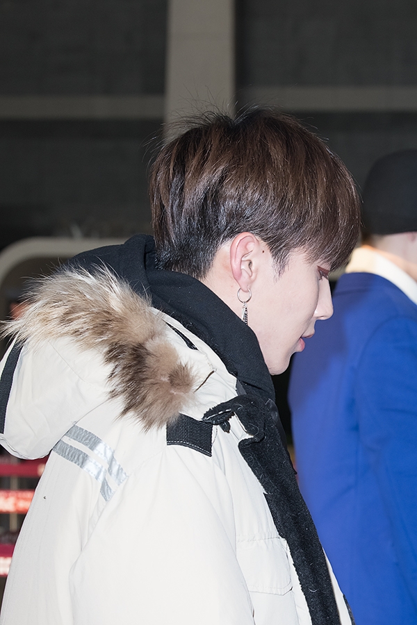 비에이피(BAP) 종업, 김포국제공항 출국 현장