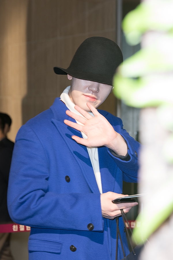 비에이피(BAP) 젤로, 김포국제공항 출국 현장