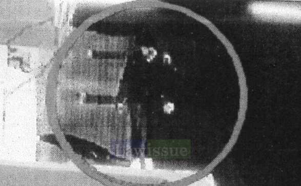 피의자 도주장면이 녹화된 CCTV 캡처.(사진=부산지방경찰청)