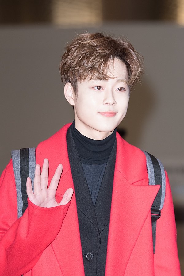 유선호, 김포국제공항 출국 현장