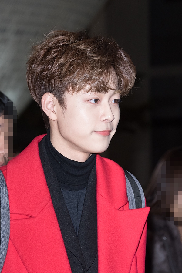 유선호, 김포국제공항 출국 현장