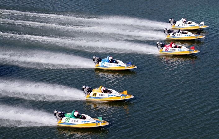 경정선수들의 경기모습. (사진=경정운영본부)