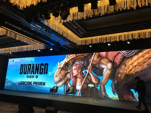 공룡시대를 배경으로 한 샌드박스 MMORPG '야생의 땅: 듀랑고 런칭 프리뷰' 대표 이미지. 사진=로이슈