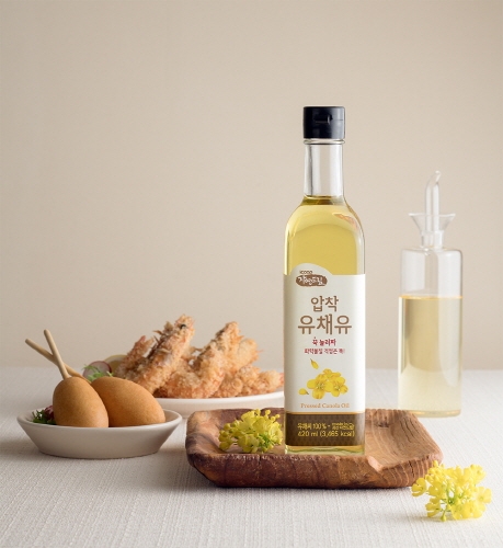 “식용유, 속까지 따져보세요“ 자연드림, 화학물질 걱정 없는 압착 유채유 출시