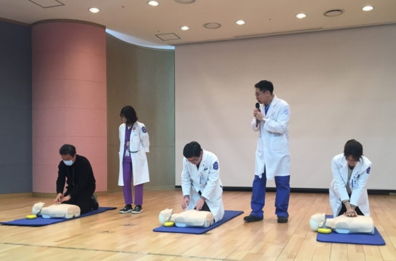 심폐소생술 교육 (사진=국제성모병원)