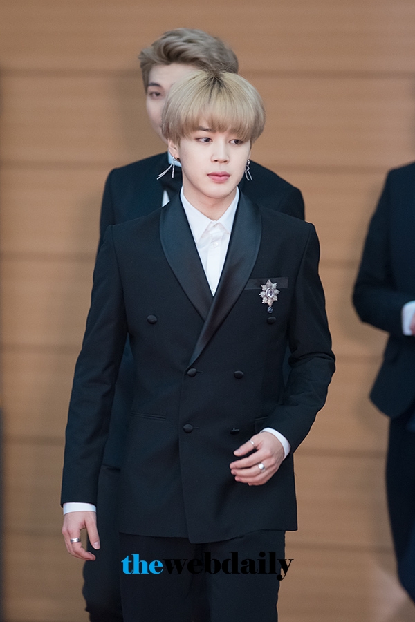 방탄소년단(BTS) 지민, ‘제32회 골든디스크’ 음반 부문 시상식 레드카펫 행사
