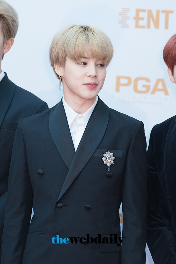 방탄소년단(BTS) 지민, ‘제32회 골든디스크’ 음반 부문 시상식 레드카펫 행사