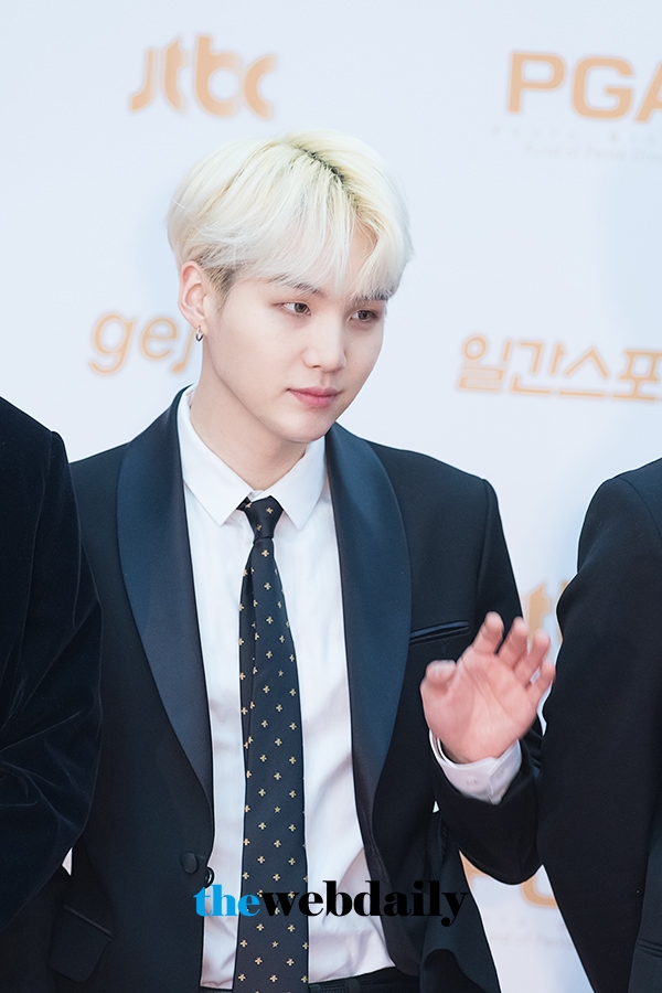 방탄소년단(BTS) 슈가, ‘제32회 골든디스크’ 음반 부문 시상식 레드카펫 행사