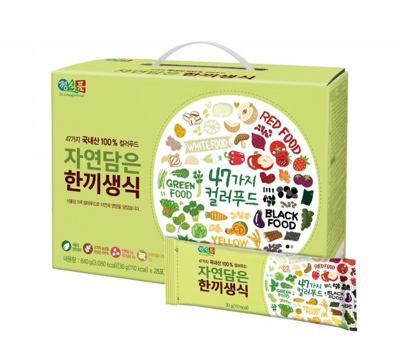 정식품 ‘자연담은 한끼생식’ 출시로 생식시장 신규 진출