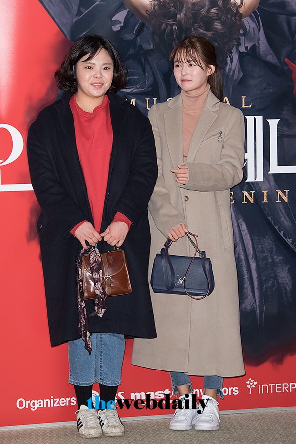 김민영-남보라, 뮤지컬 '안나 카레니나' 연예인 시연회 포토월 행사