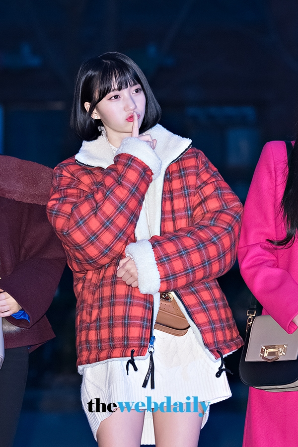오마이걸 비니, KBS 2TV '뮤직뱅크' 리허설 출근길