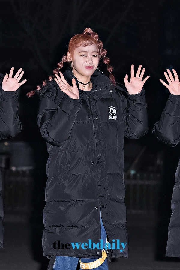 걸카인드 썬제이, KBS 2TV '뮤직뱅크' 리허설 출근길