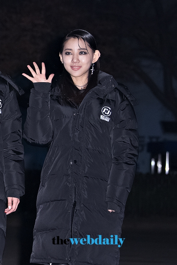 걸카인드 세흔, KBS 2TV '뮤직뱅크' 리허설 출근길