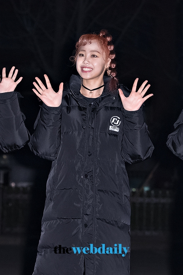 걸카인드 썬제이, KBS 2TV '뮤직뱅크' 리허설 출근길