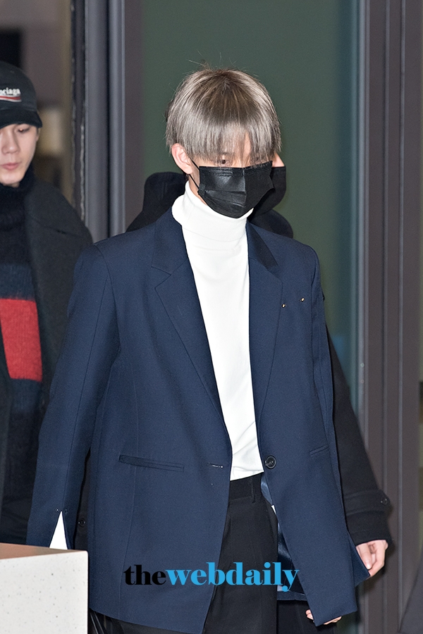 워너원(WannaOne) 배진영, 인천국제공항 제1여객터미널 입국 현장