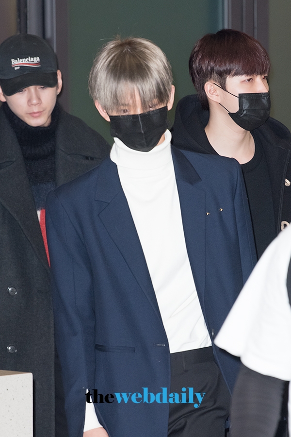 워너원(WannaOne) 옹성우-배진영-김재환, 인천국제공항 제1여객터미널 입국 현장