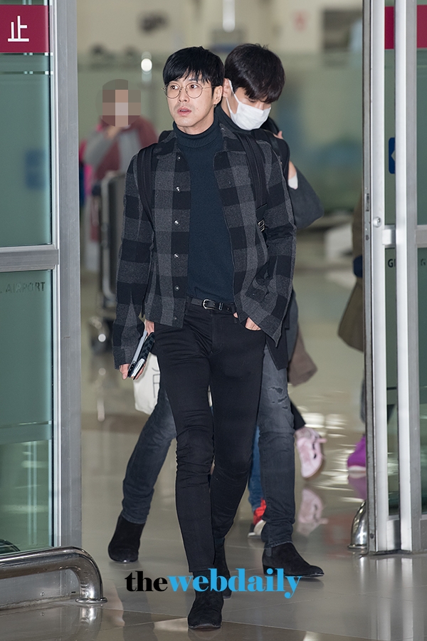 동방신기 유노윤호, 김포국제공항 입국 현장