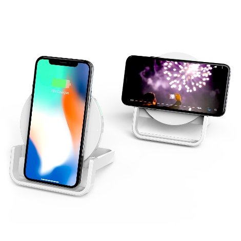 CES2018서 '최고의 무선 충전기'로 꼽힌 벨킨의 'Boost↑UP 무선 충전 패드’.(사진=한국벨킨)