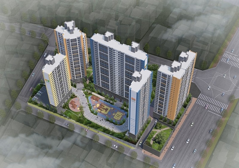 대구 내당동 재건축 조감도.(사진=호반건설)