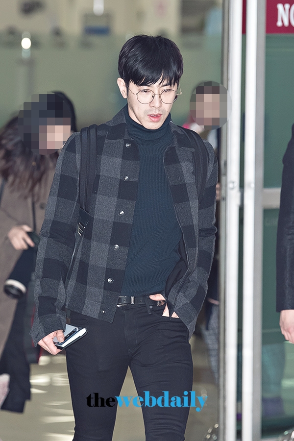 동방신기 유노윤호, 김포국제공항 입국 현장