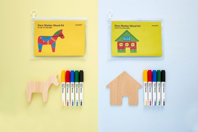 모나미, ‘데코마카 우드키트 2종’ 선보여