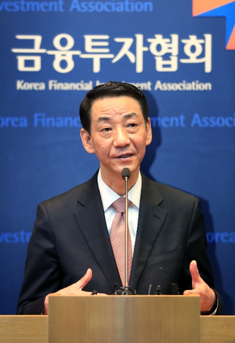 금융투자협회 4대 회장으로 당선된 키움증권 권용원 사장. (사진=금융투자협회 제공)