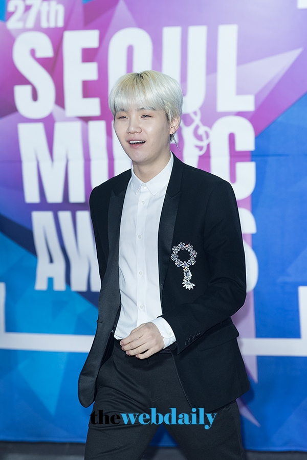 방탄소년단 슈가, ‘제27회 하이원 서울가요대상’레드카펫 포토월 행사