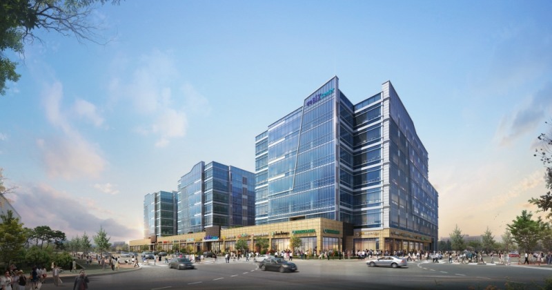 대덕비즈센터 투시도.(사진=하나자산신탁)