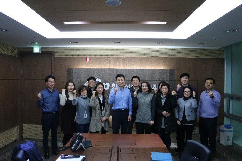 보건관리자 워크숍 단체사진. (사진=한국서부발전)