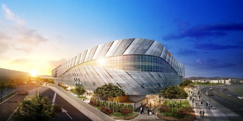 수원 SK V1 motors 투시도.(사진=SK건설)