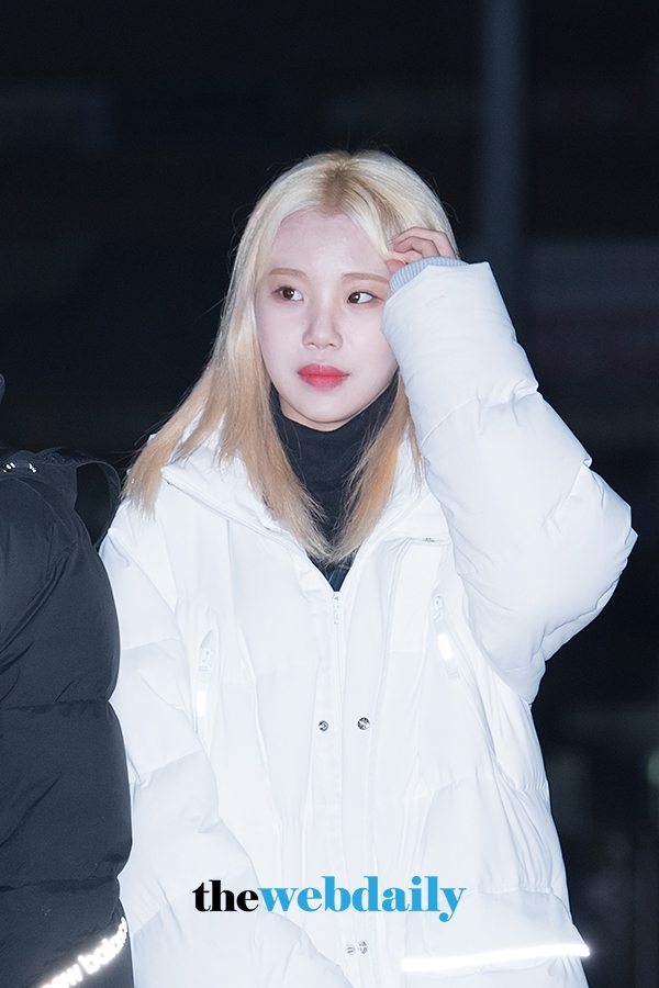 모모랜드 주이, KBS 뮤직뱅크 출근길