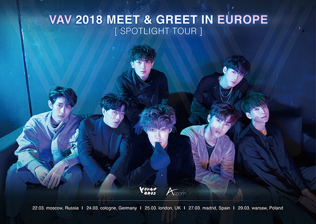 보이그룹 VAV, 유럽 5개국 투어 확정